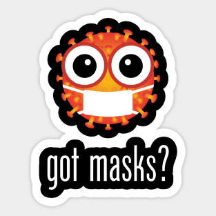 got masks? Sticker